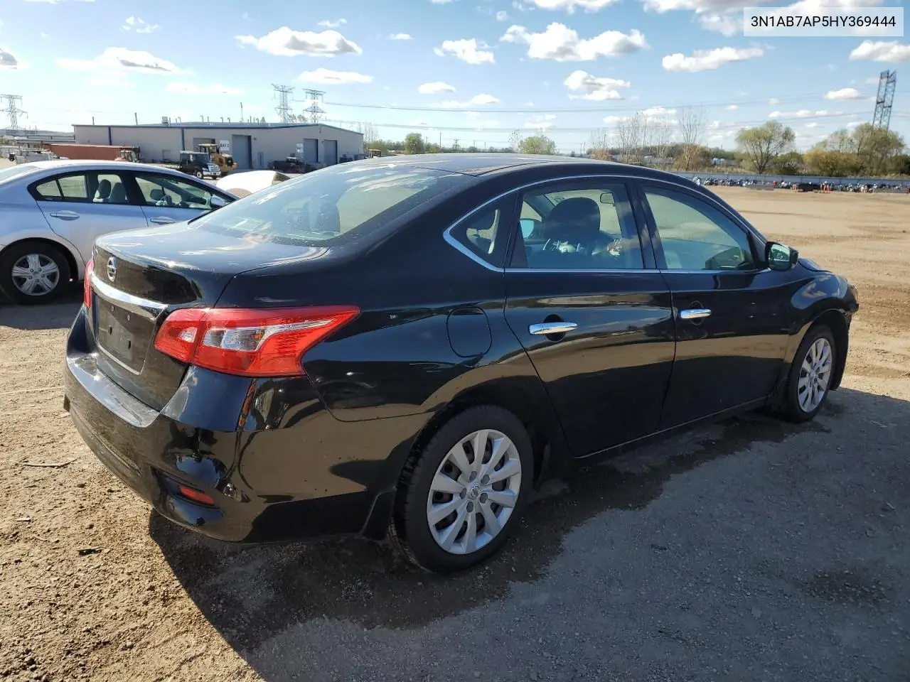 3N1AB7AP5HY369444 2017 Nissan Sentra S