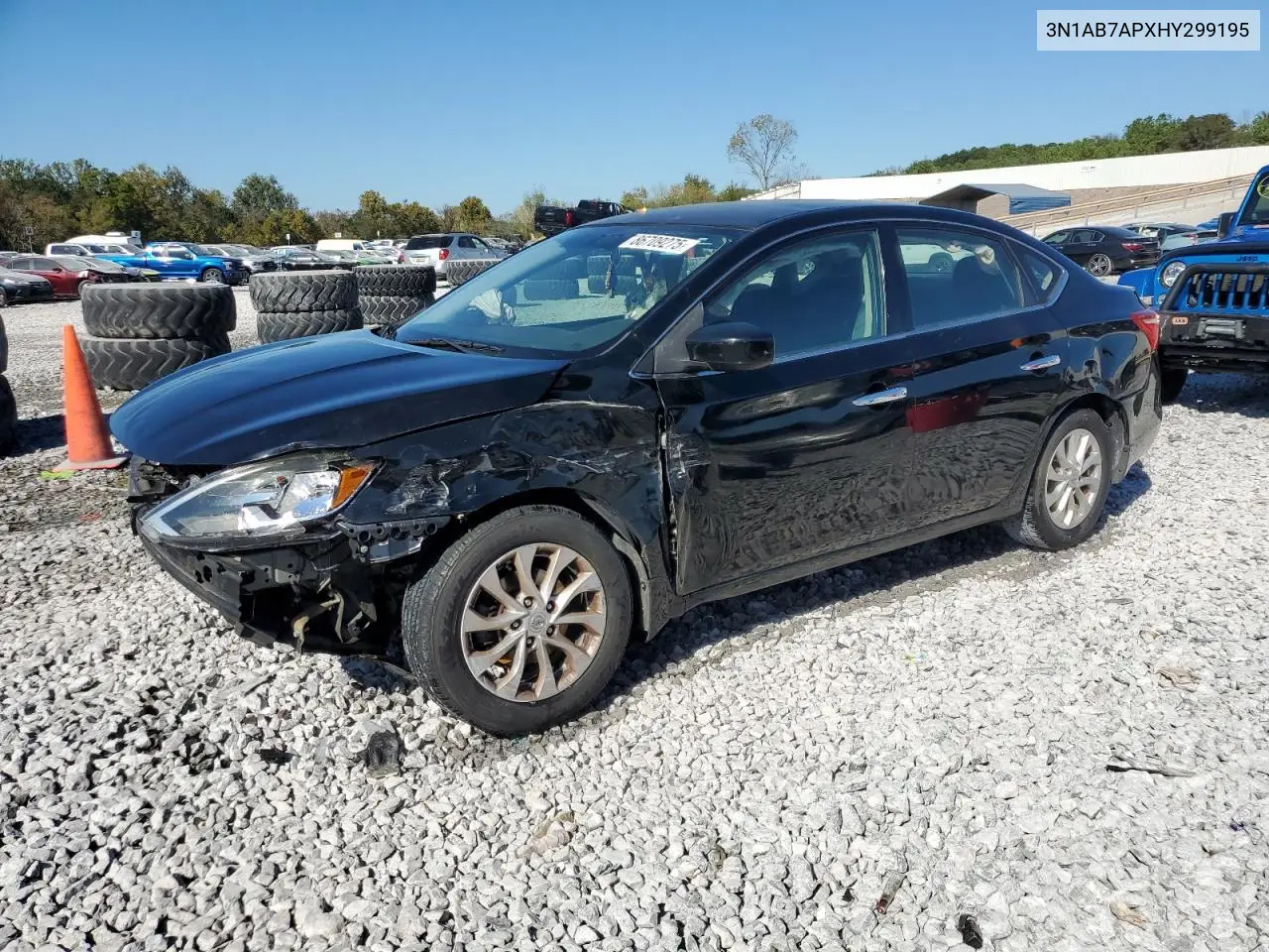 3N1AB7APXHY299195 2017 Nissan Sentra S