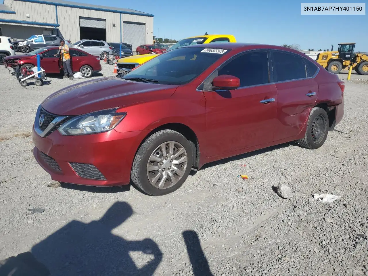 3N1AB7AP7HY401150 2017 Nissan Sentra S