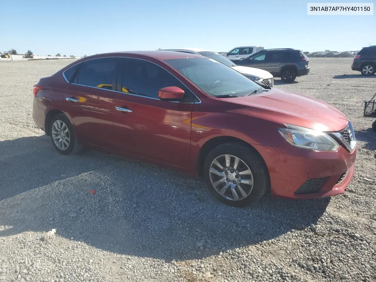 3N1AB7AP7HY401150 2017 Nissan Sentra S