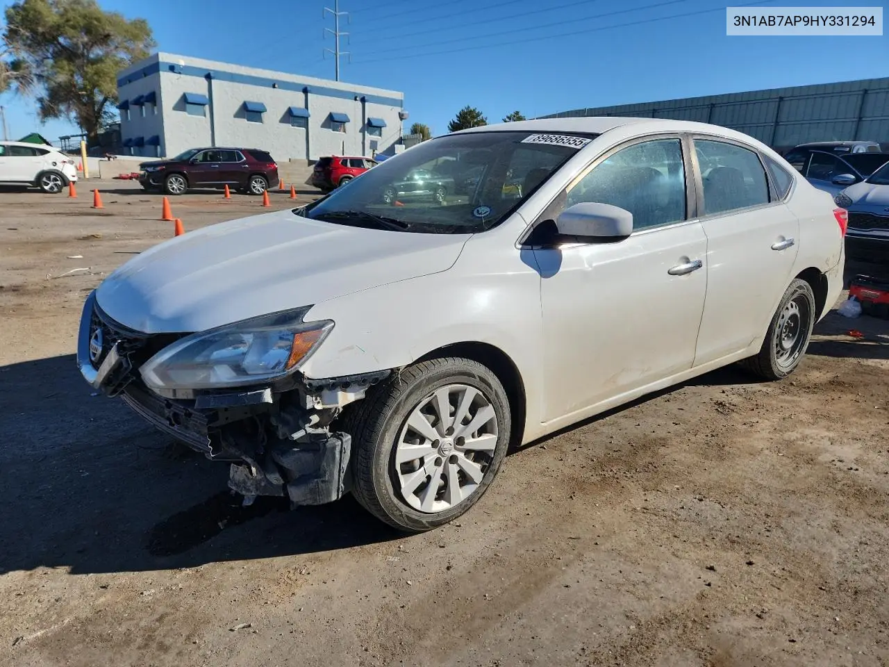 3N1AB7AP9HY331294 2017 Nissan Sentra S