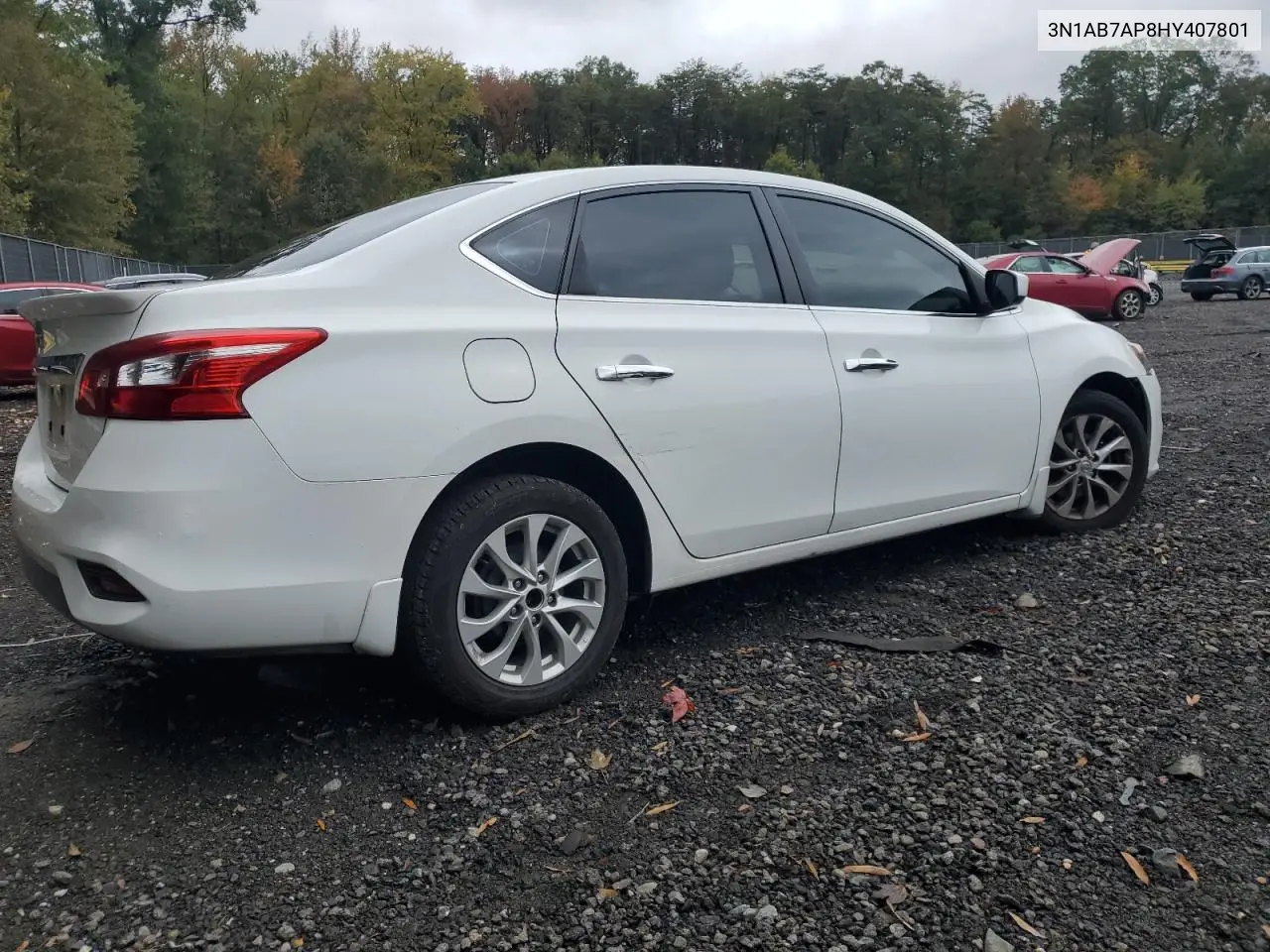3N1AB7AP8HY407801 2017 Nissan Sentra S
