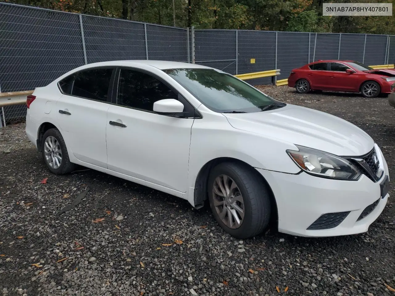 3N1AB7AP8HY407801 2017 Nissan Sentra S