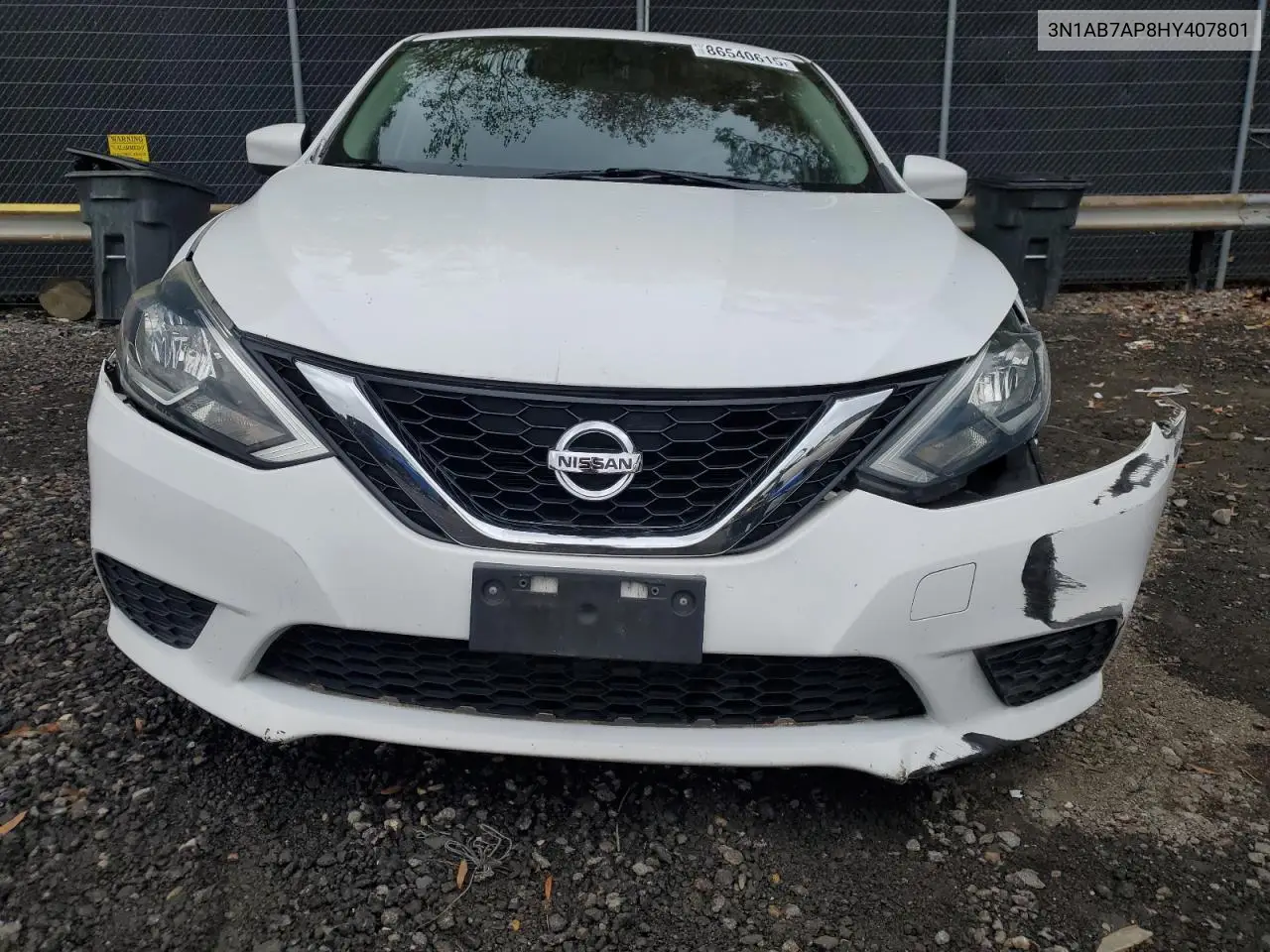 3N1AB7AP8HY407801 2017 Nissan Sentra S