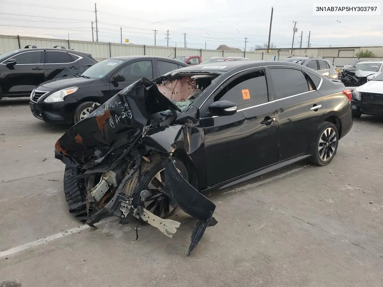 3N1AB7AP5HY303797 2017 Nissan Sentra S