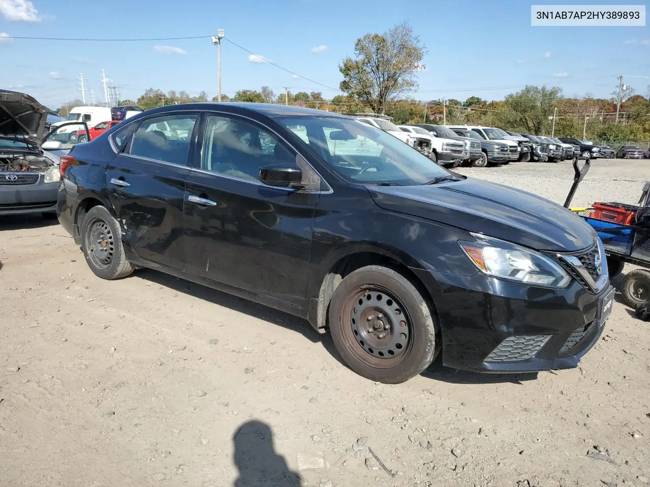 3N1AB7AP2HY389893 2017 Nissan Sentra S