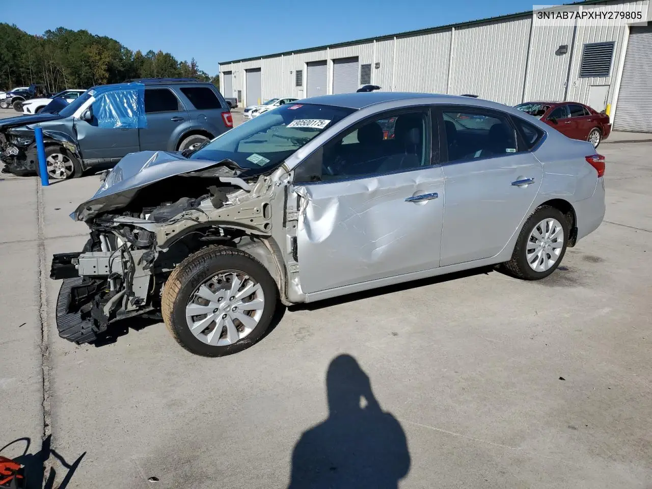 3N1AB7APXHY279805 2017 Nissan Sentra S