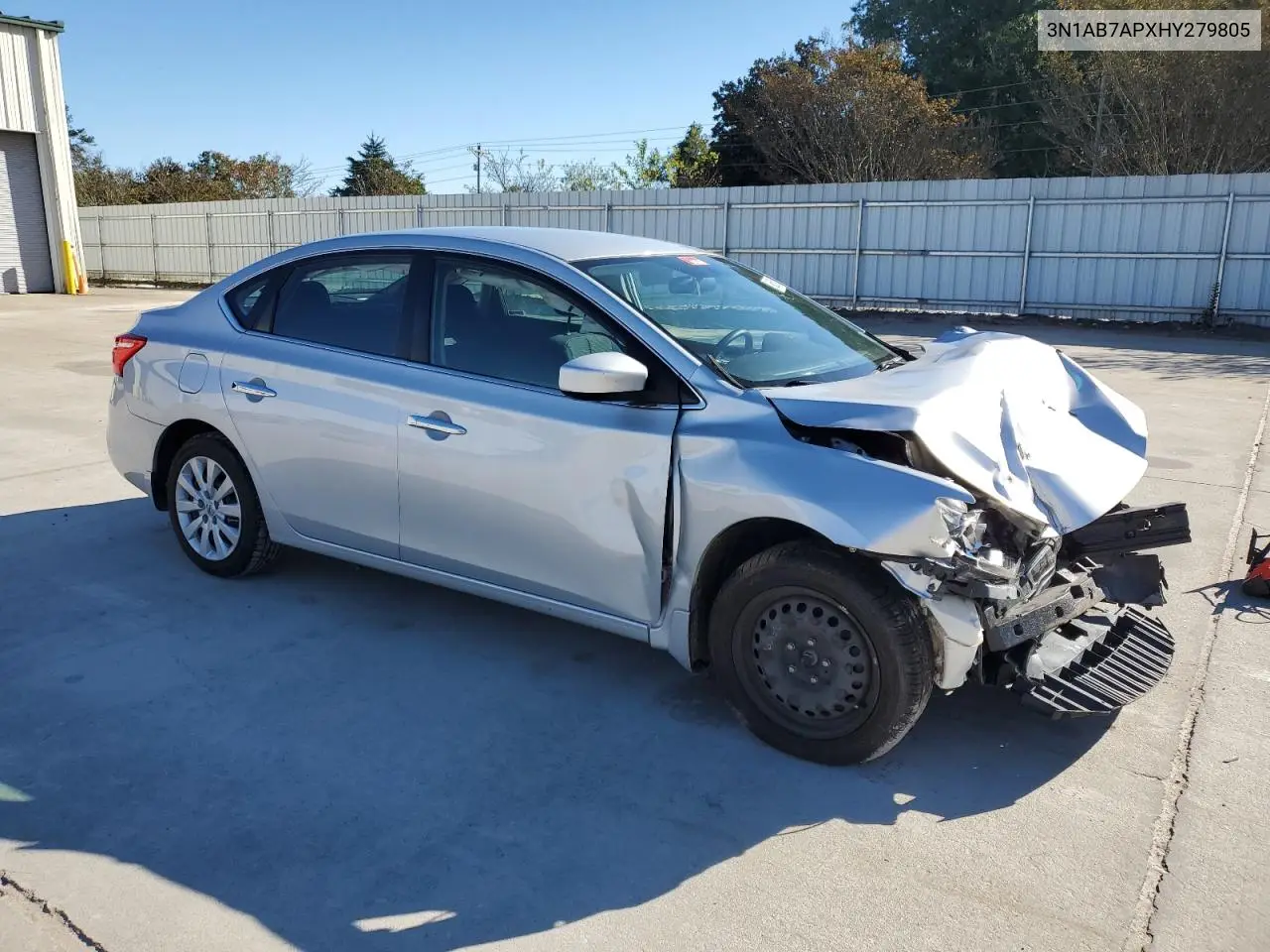 3N1AB7APXHY279805 2017 Nissan Sentra S