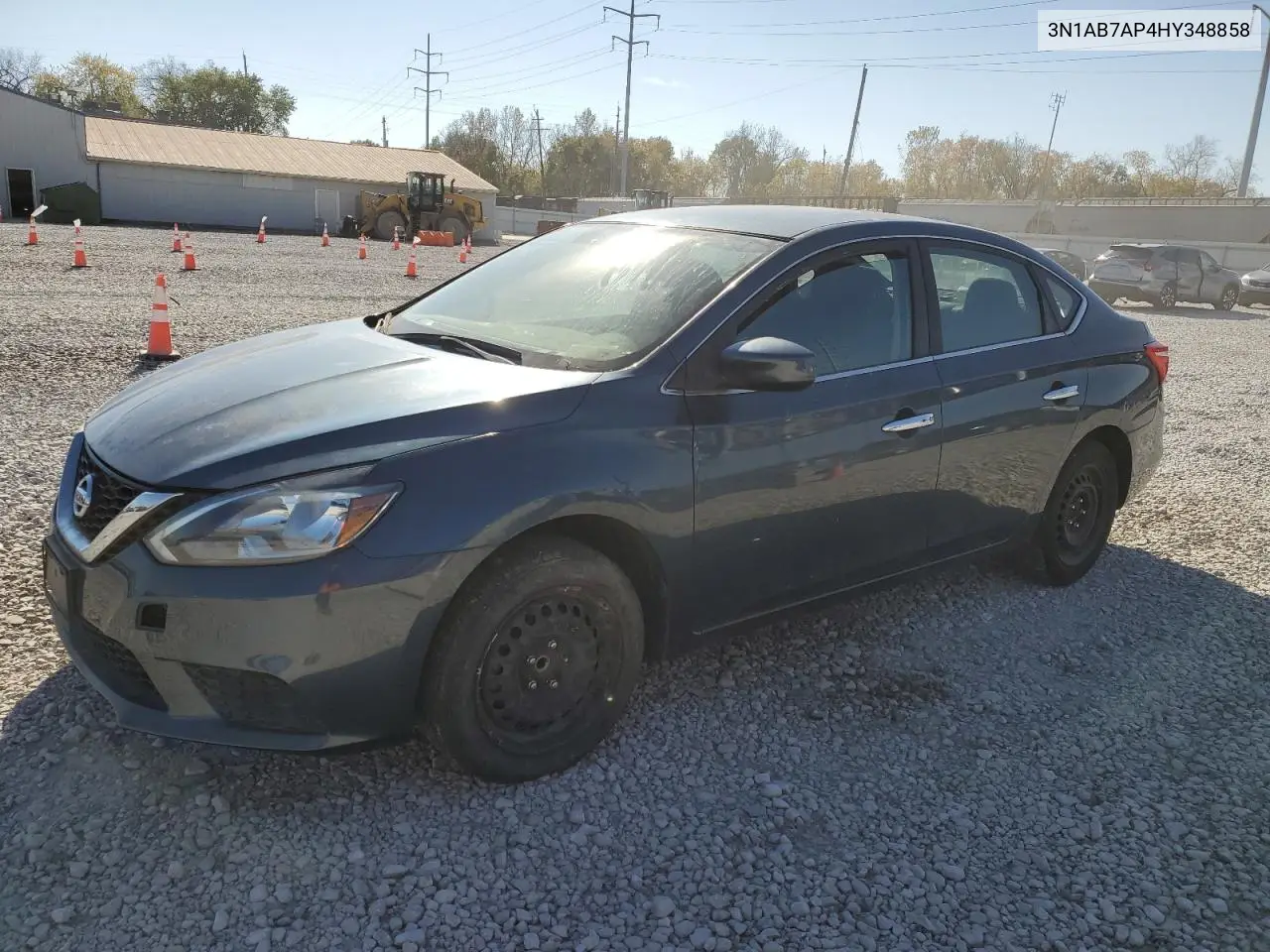 3N1AB7AP4HY348858 2017 Nissan Sentra S