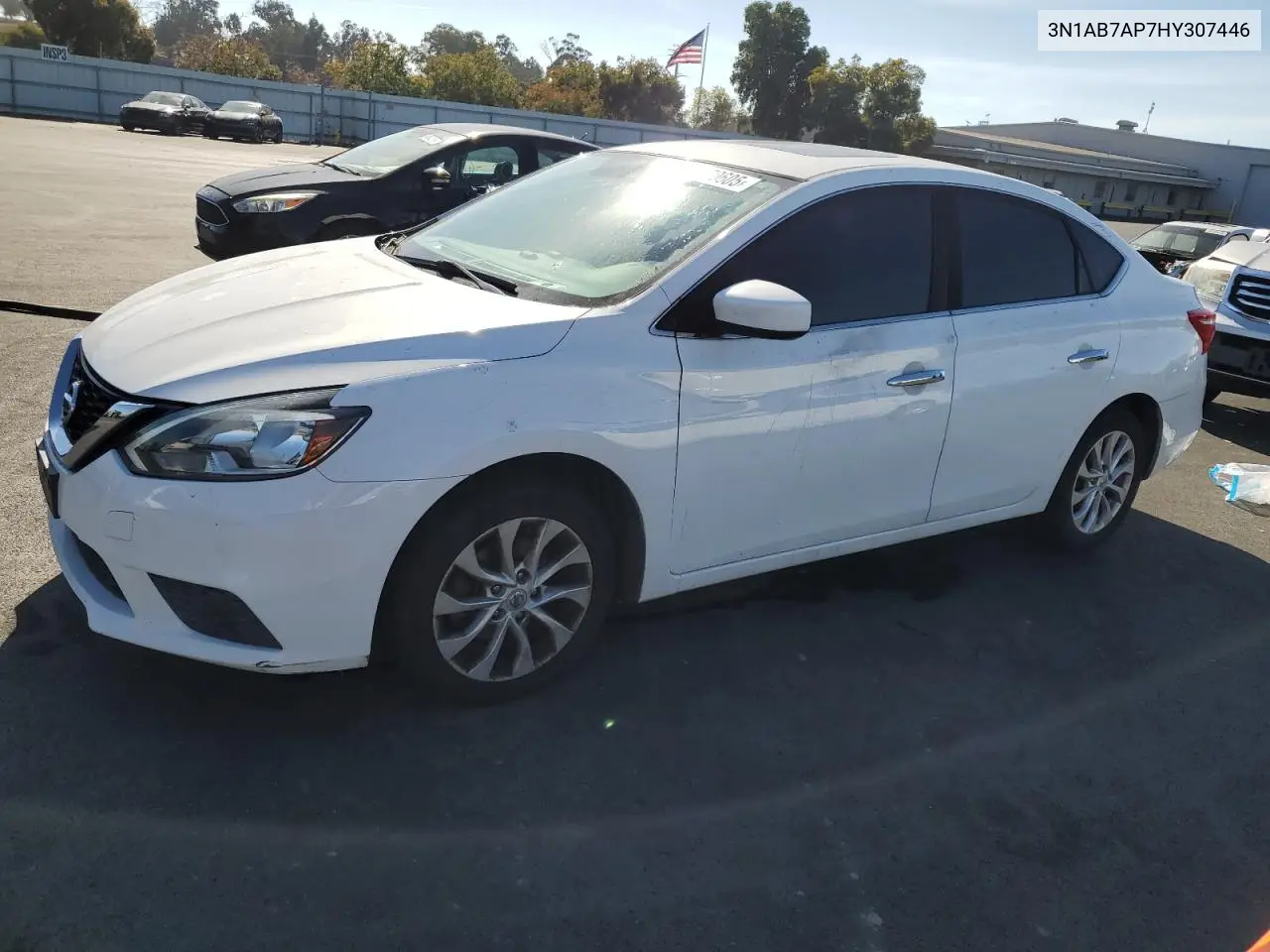3N1AB7AP7HY307446 2017 Nissan Sentra S