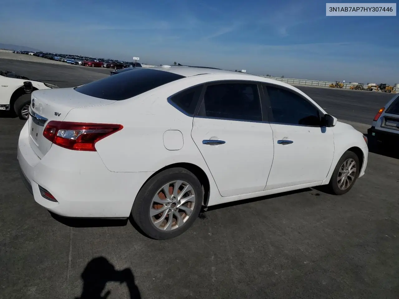 3N1AB7AP7HY307446 2017 Nissan Sentra S