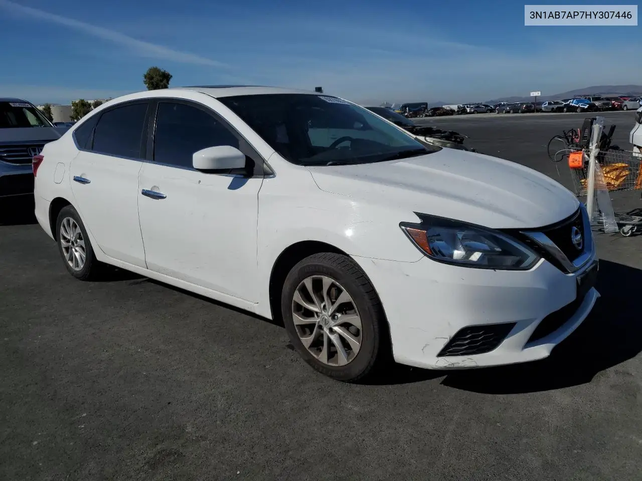 3N1AB7AP7HY307446 2017 Nissan Sentra S