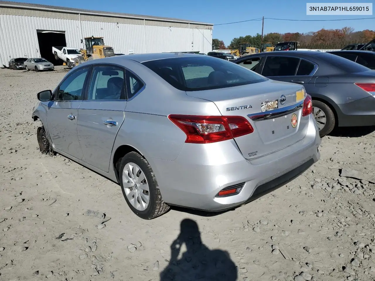 3N1AB7AP1HL659015 2017 Nissan Sentra S