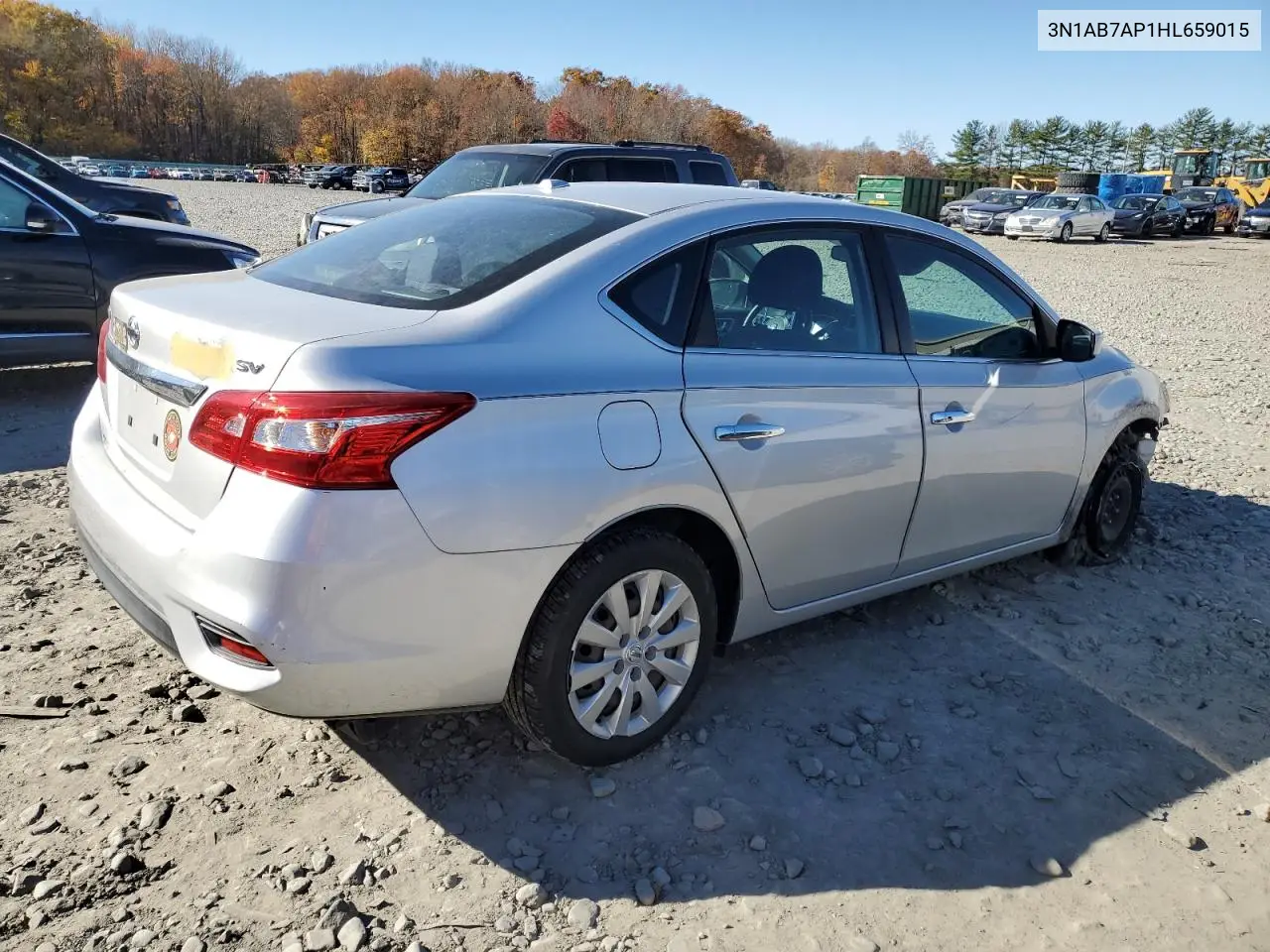 3N1AB7AP1HL659015 2017 Nissan Sentra S
