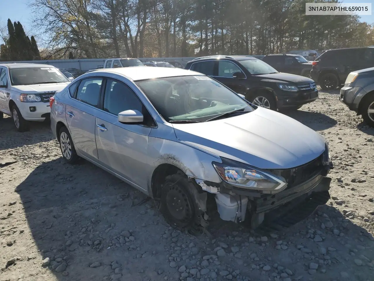 3N1AB7AP1HL659015 2017 Nissan Sentra S