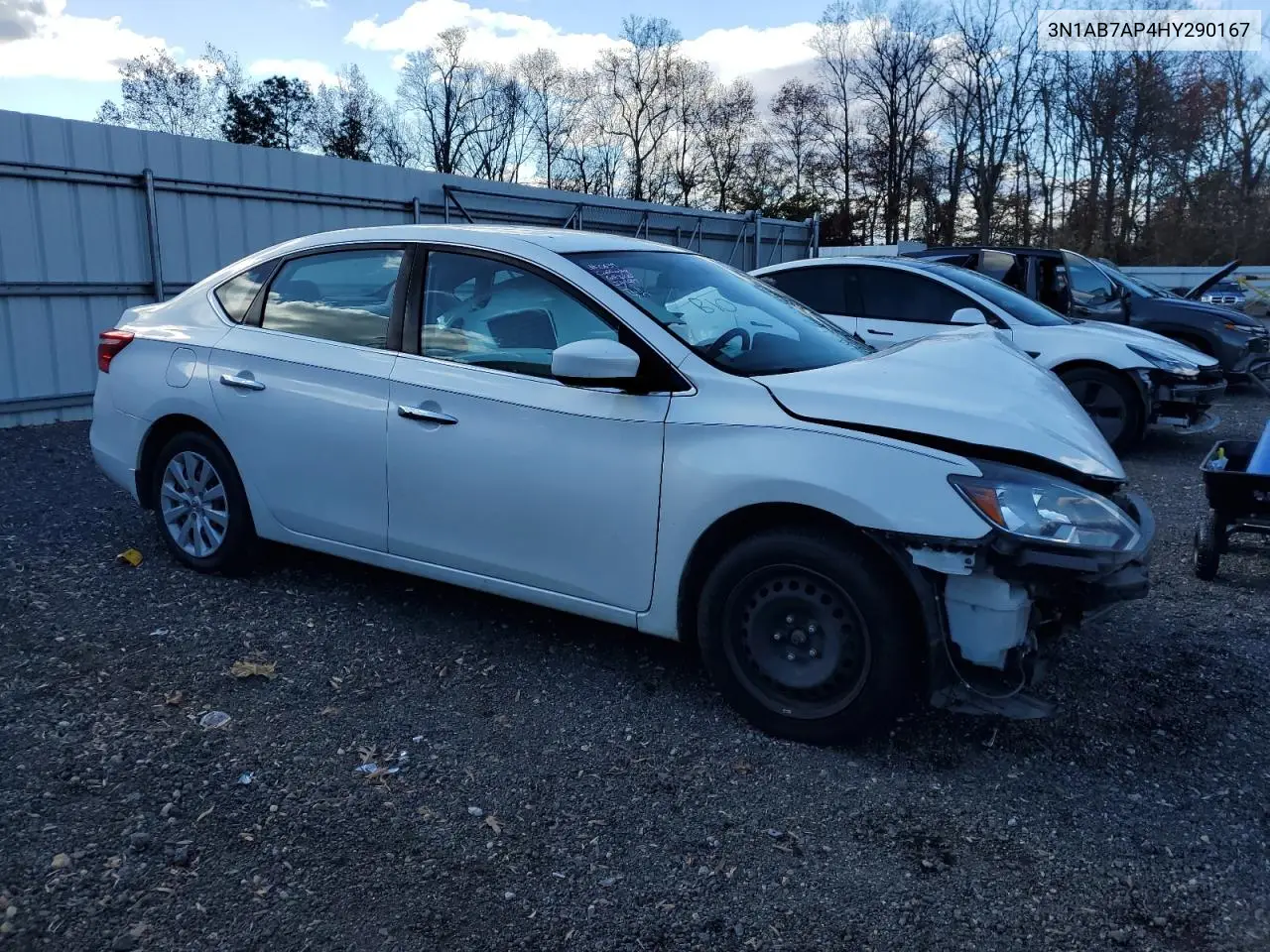 3N1AB7AP4HY290167 2017 Nissan Sentra S