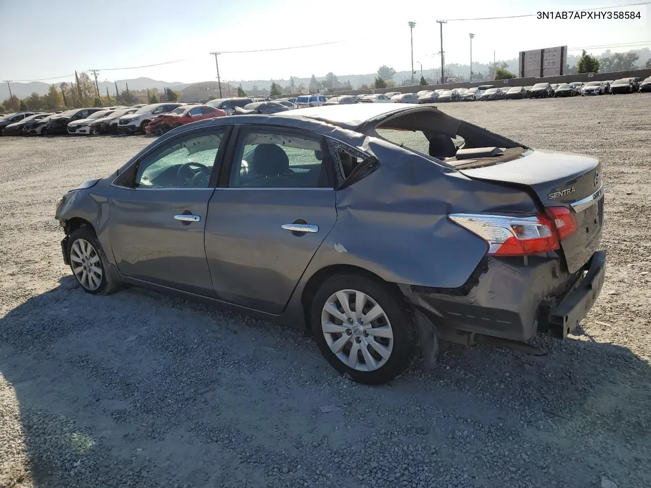 3N1AB7APXHY358584 2017 Nissan Sentra S
