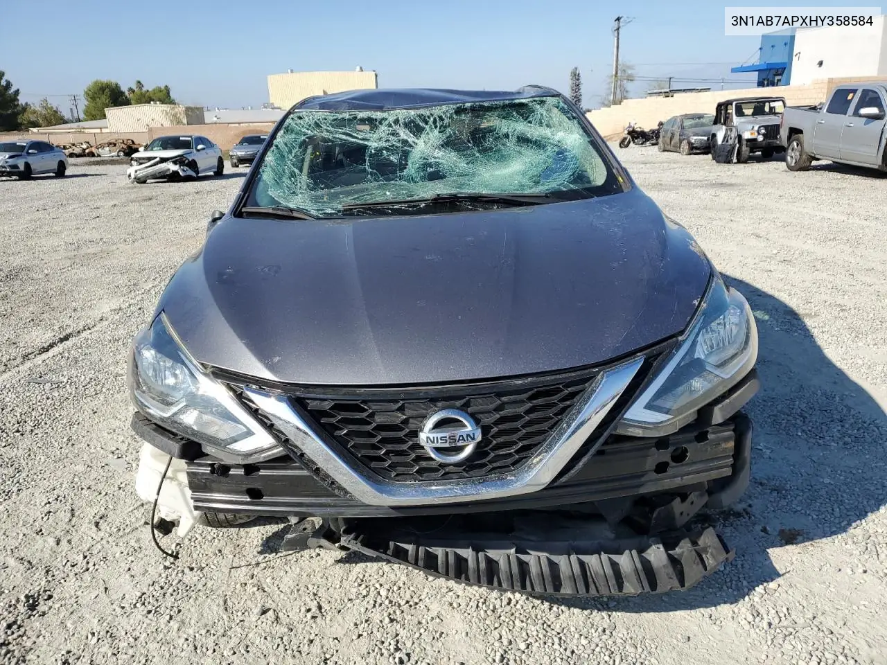 3N1AB7APXHY358584 2017 Nissan Sentra S
