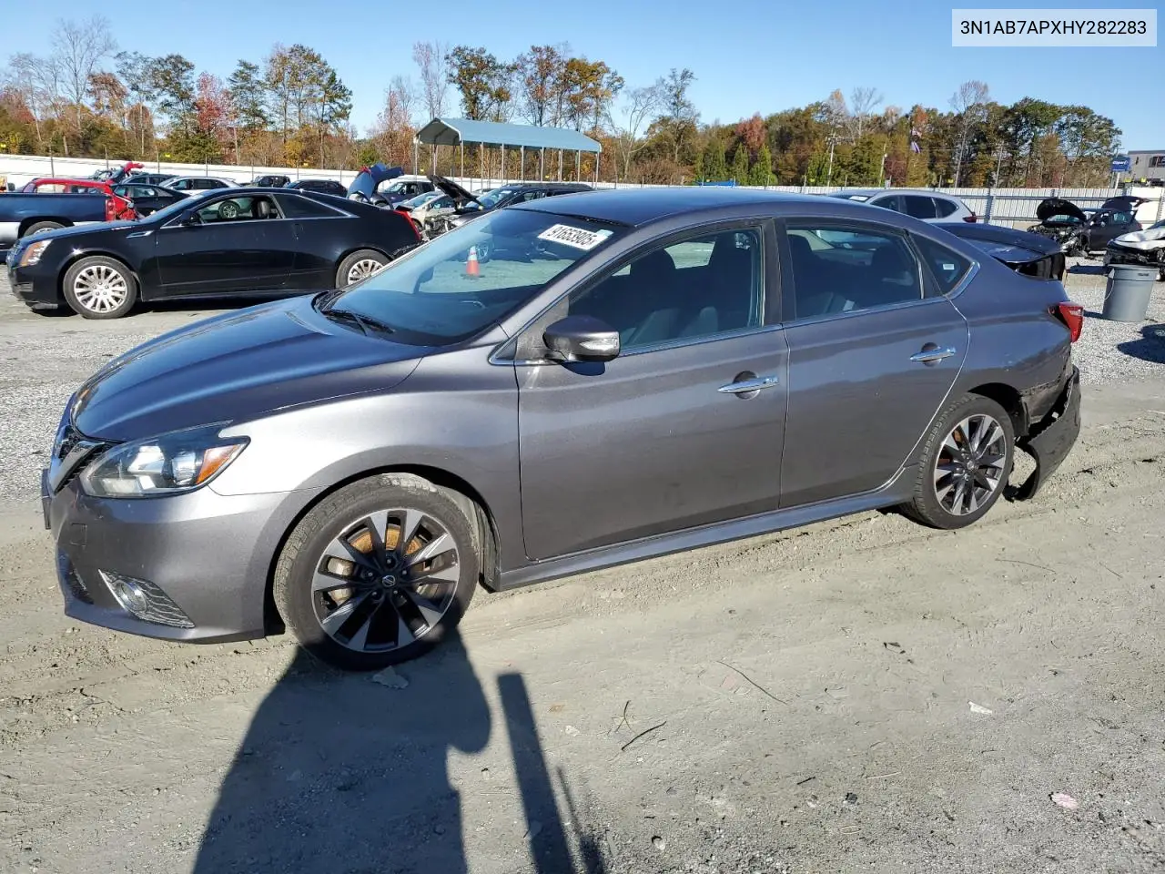 3N1AB7APXHY282283 2017 Nissan Sentra S