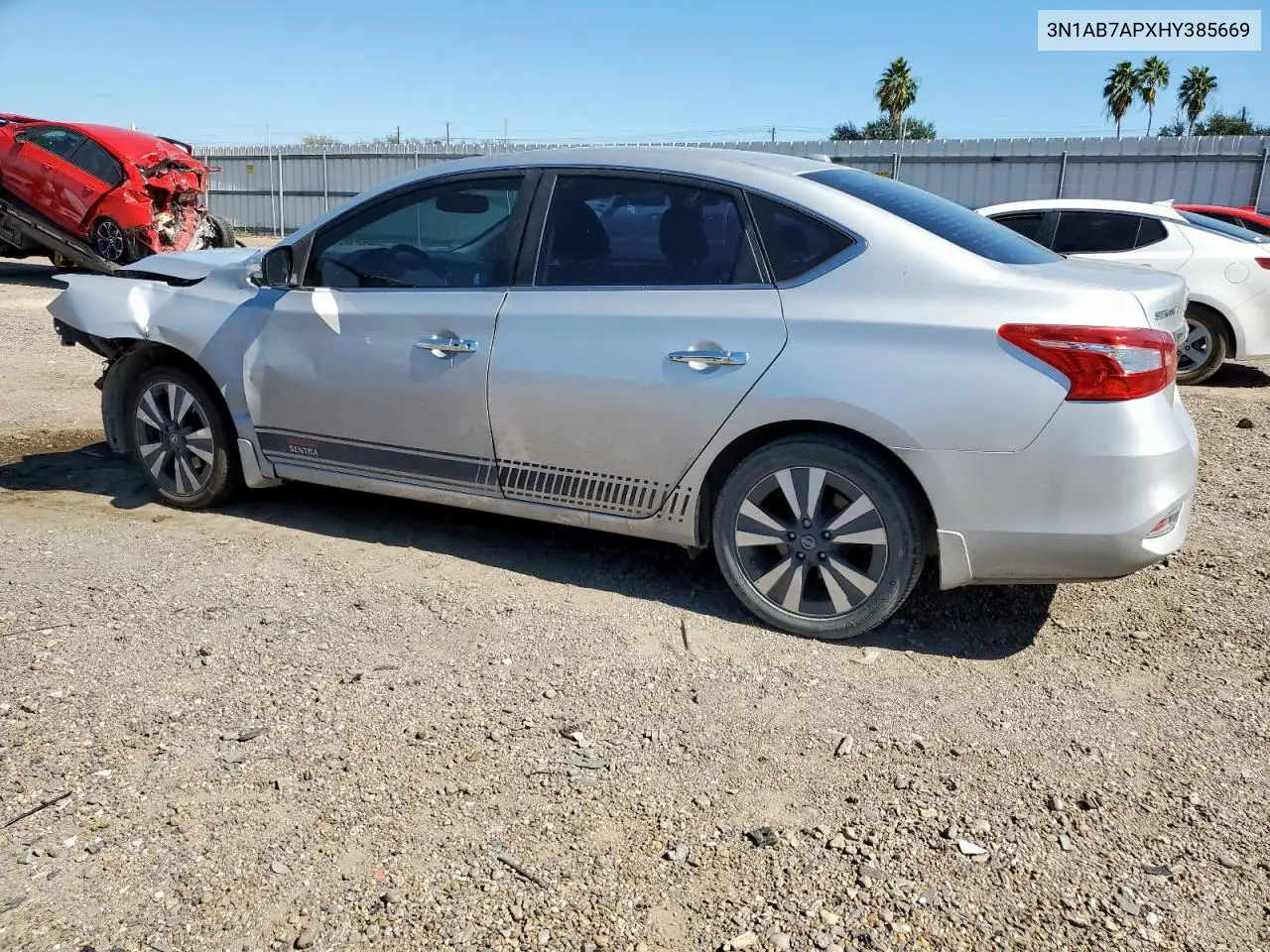 3N1AB7APXHY385669 2017 Nissan Sentra S