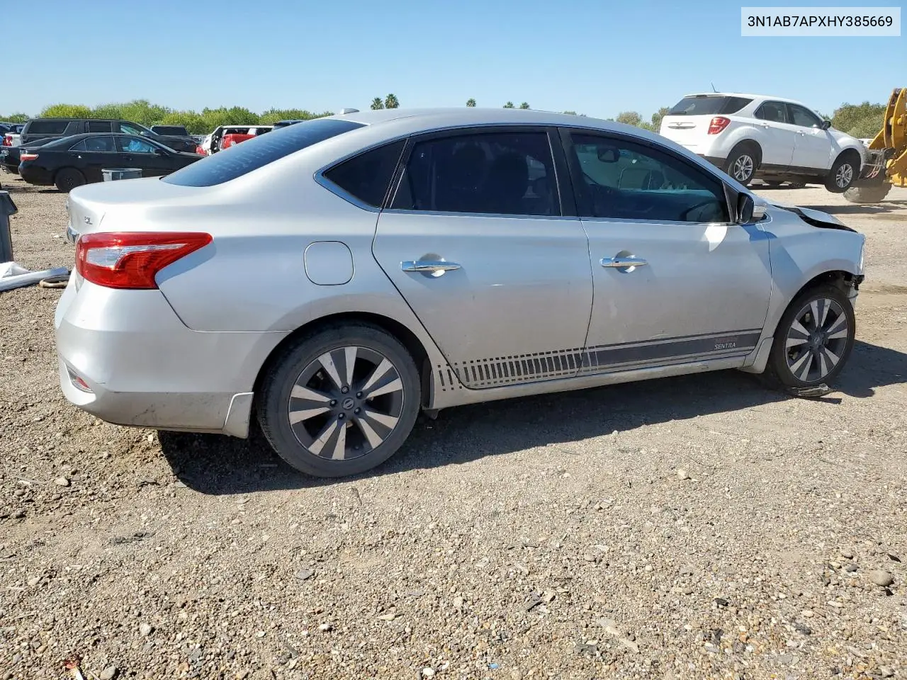 3N1AB7APXHY385669 2017 Nissan Sentra S