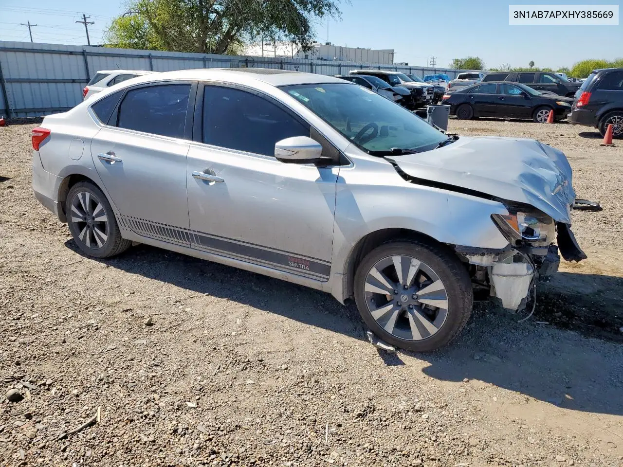 3N1AB7APXHY385669 2017 Nissan Sentra S