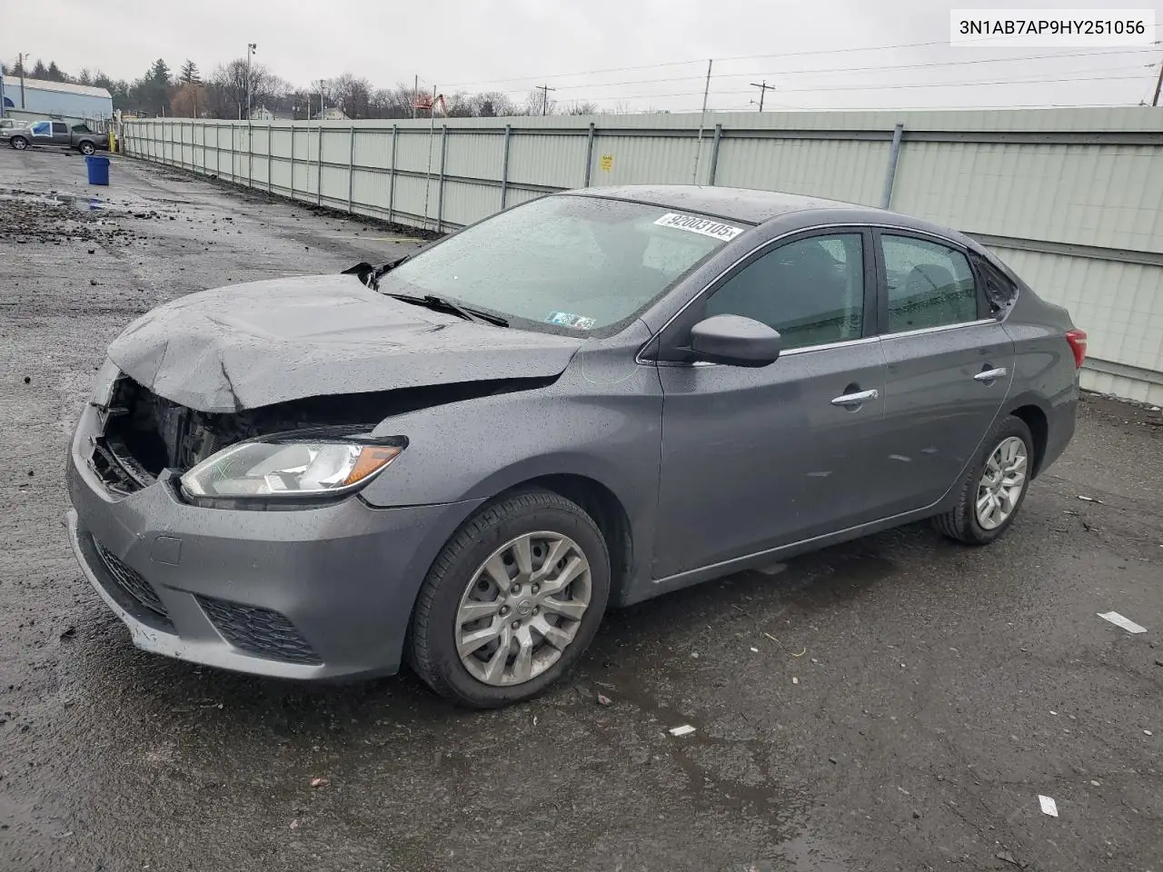 3N1AB7AP9HY251056 2017 Nissan Sentra S