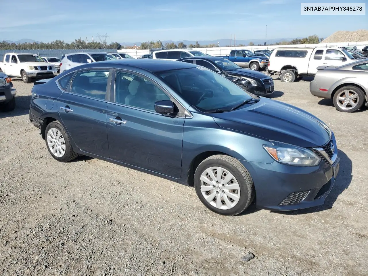 3N1AB7AP9HY346278 2017 Nissan Sentra S