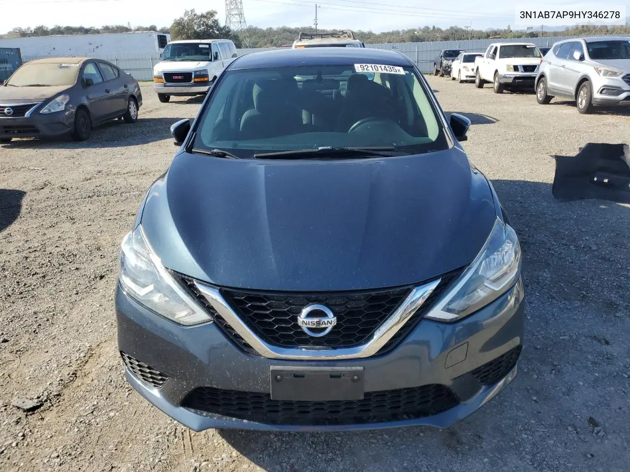 3N1AB7AP9HY346278 2017 Nissan Sentra S
