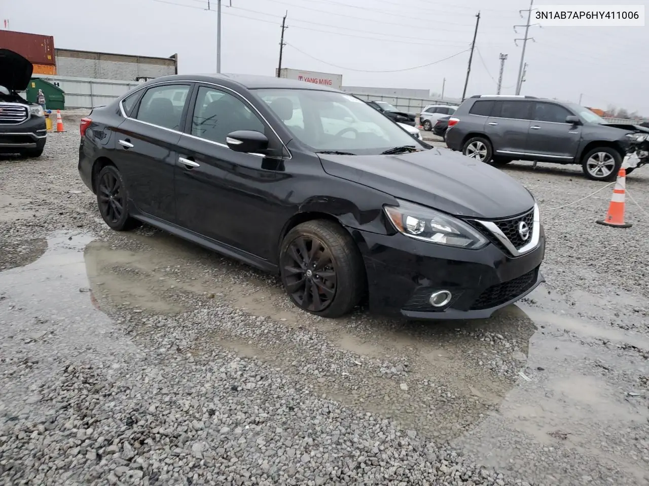 3N1AB7AP6HY411006 2017 Nissan Sentra S