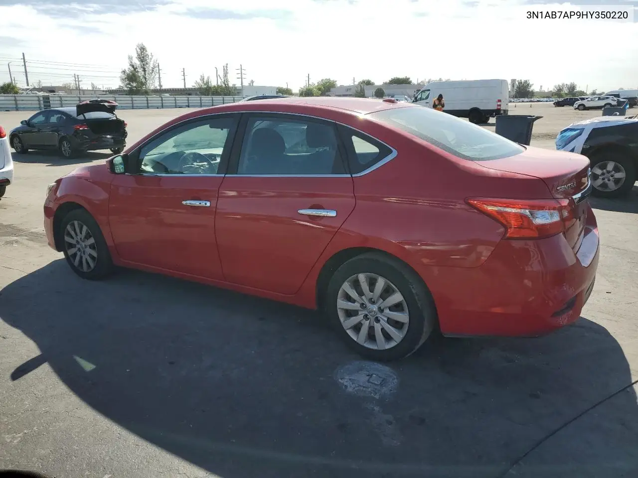 3N1AB7AP9HY350220 2017 Nissan Sentra S
