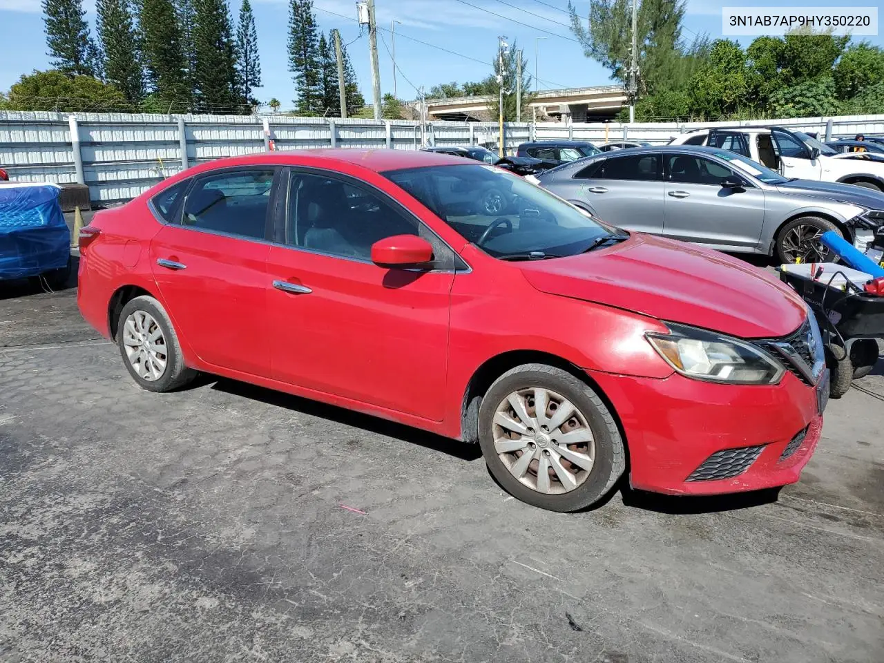 3N1AB7AP9HY350220 2017 Nissan Sentra S