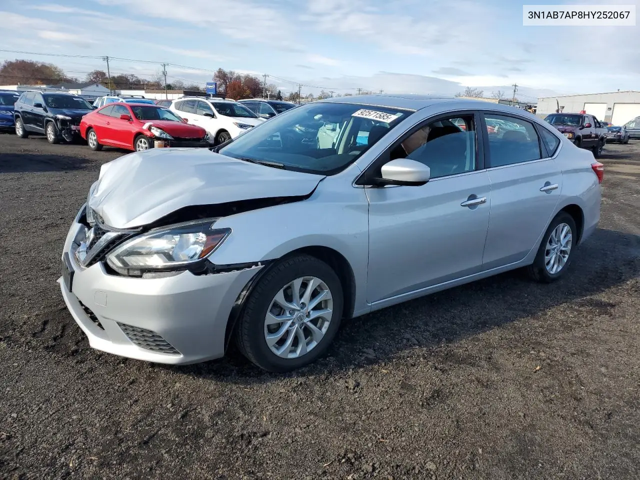 3N1AB7AP8HY252067 2017 Nissan Sentra S