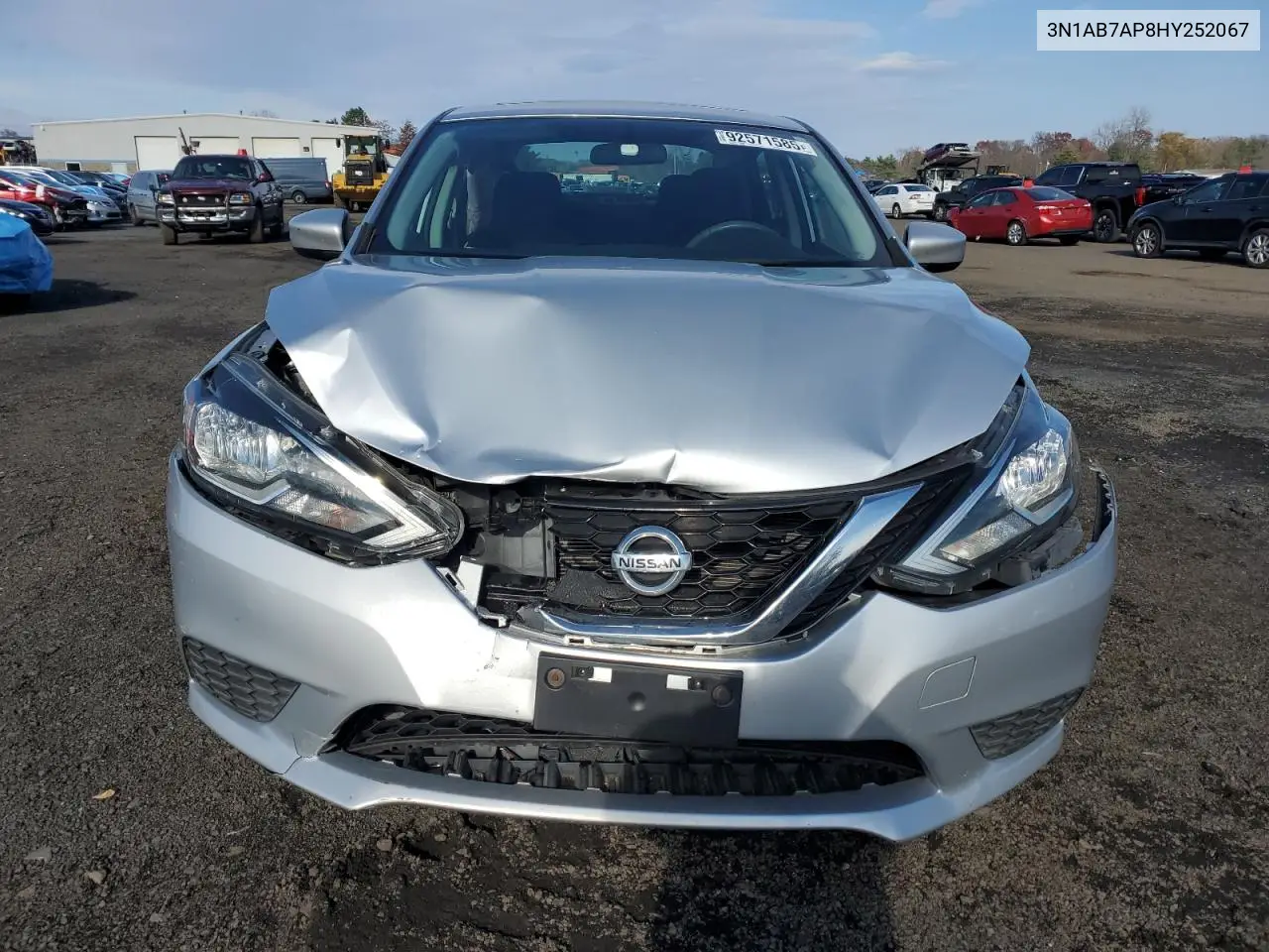 3N1AB7AP8HY252067 2017 Nissan Sentra S