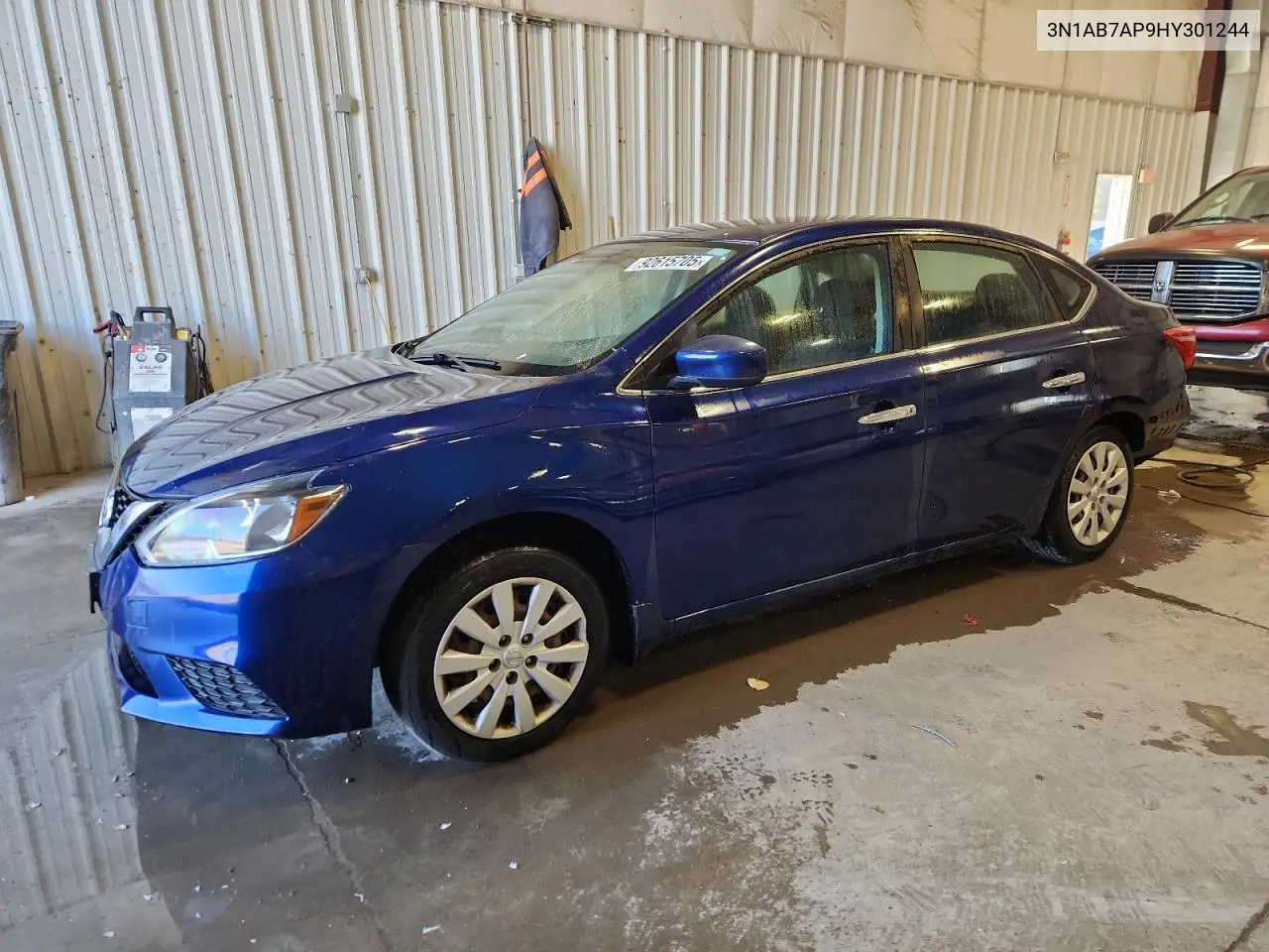 3N1AB7AP9HY301244 2017 Nissan Sentra S