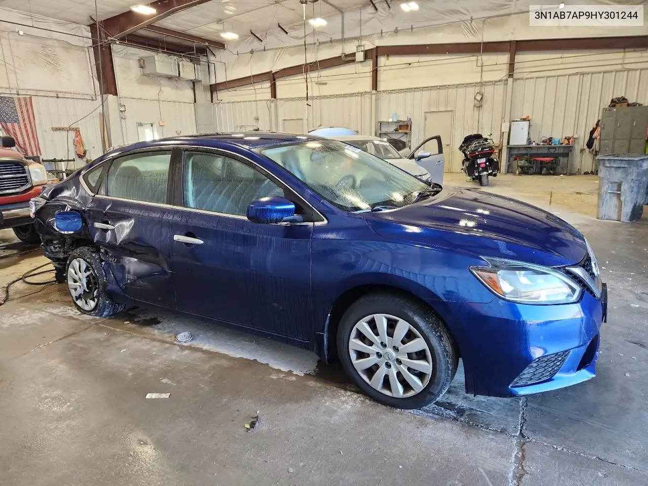 3N1AB7AP9HY301244 2017 Nissan Sentra S