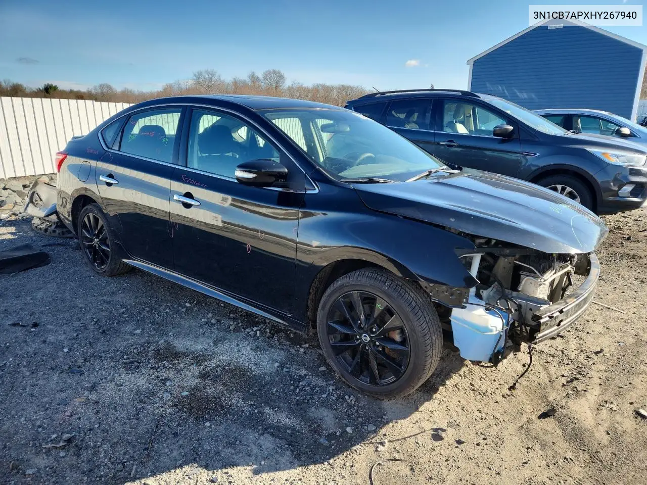 3N1CB7APXHY267940 2017 Nissan Sentra Sr Turbo
