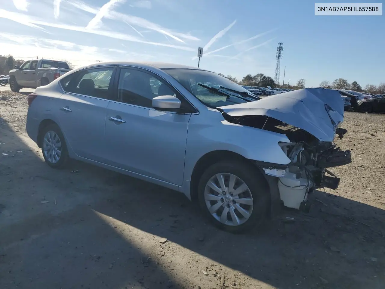 3N1AB7AP5HL657588 2017 Nissan Sentra S