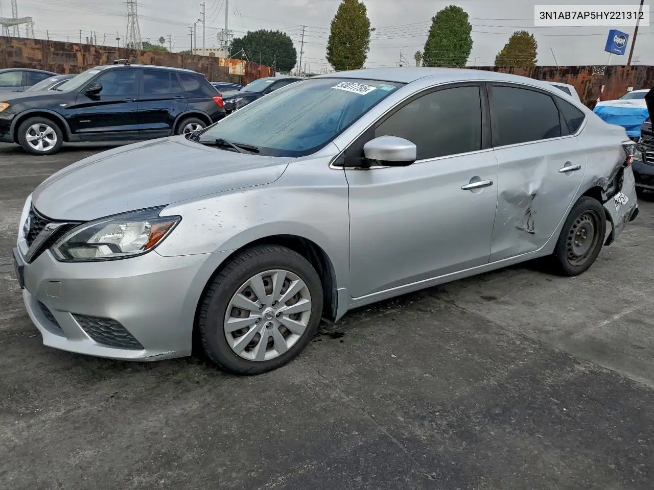3N1AB7AP5HY221312 2017 Nissan Sentra S