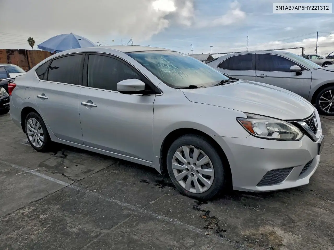 3N1AB7AP5HY221312 2017 Nissan Sentra S