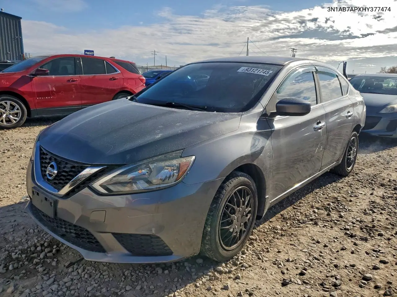 3N1AB7APXHY377474 2017 Nissan Sentra S
