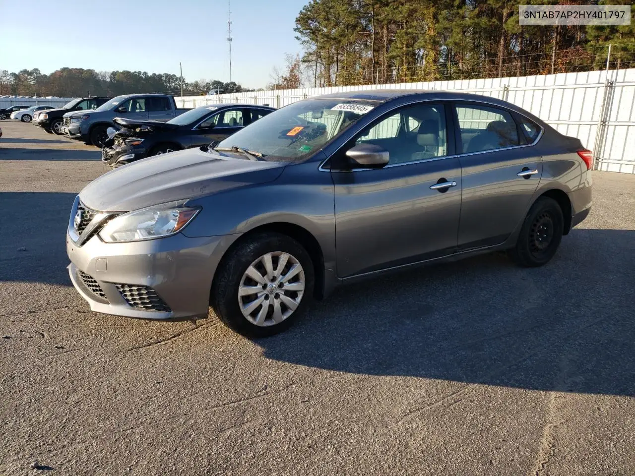 3N1AB7AP2HY401797 2017 Nissan Sentra S