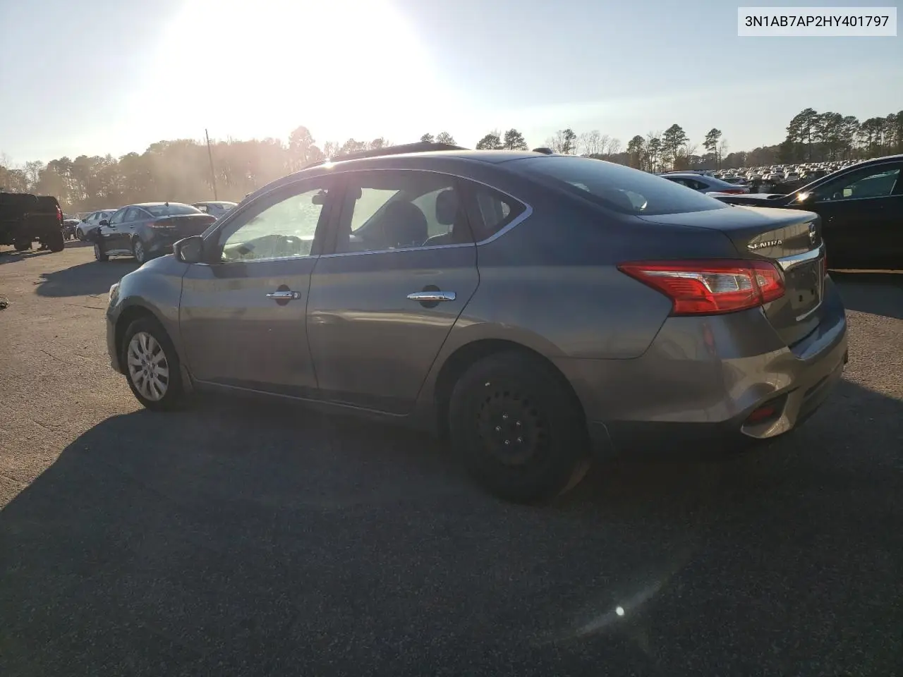 3N1AB7AP2HY401797 2017 Nissan Sentra S