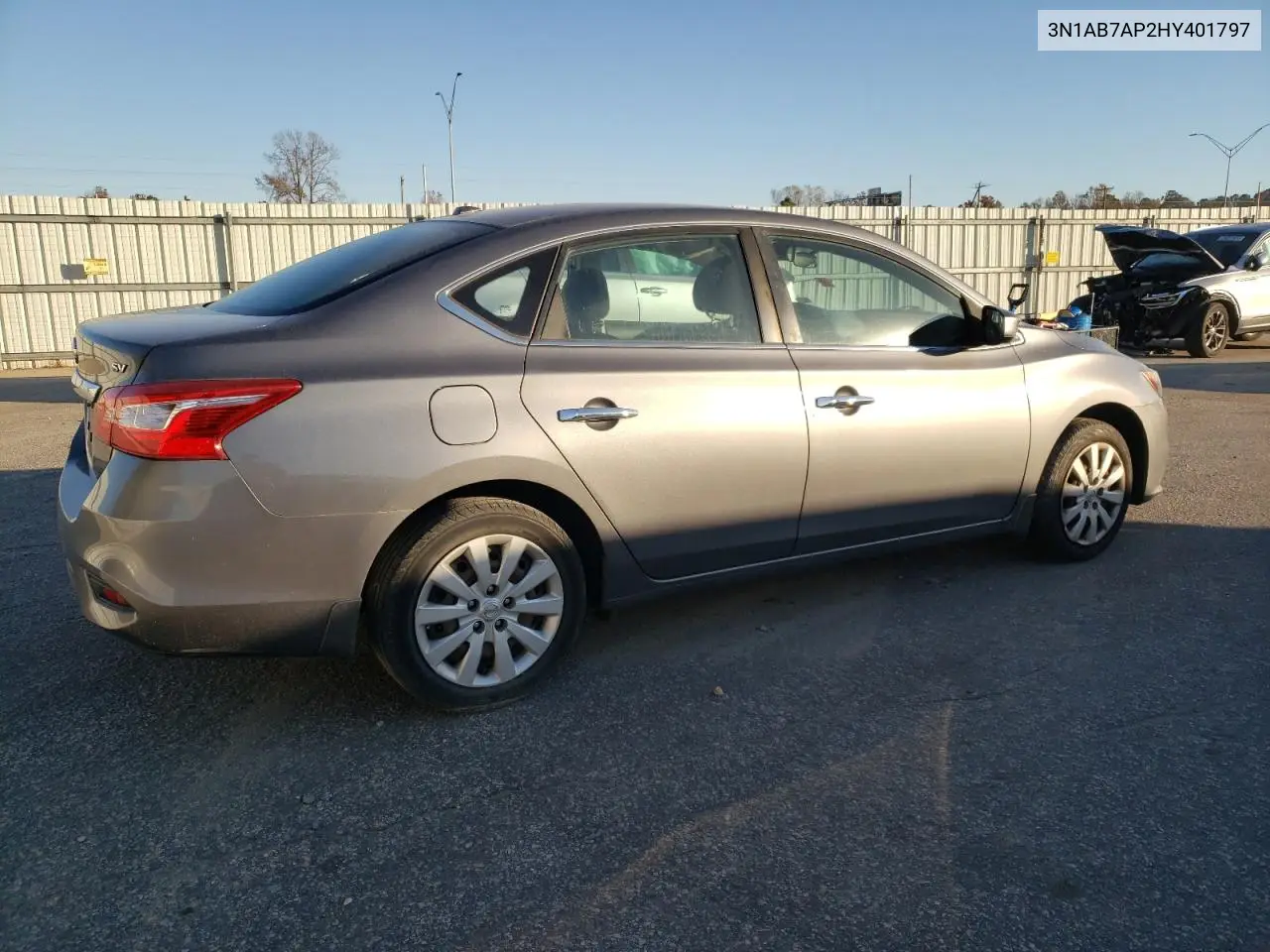 3N1AB7AP2HY401797 2017 Nissan Sentra S