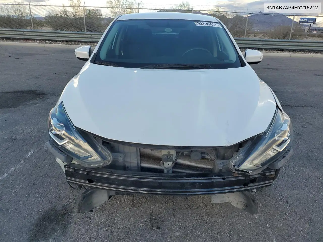 3N1AB7AP4HY215212 2017 Nissan Sentra S