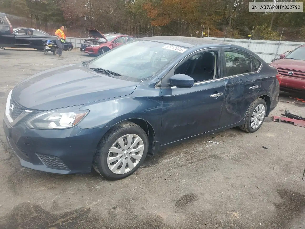 3N1AB7AP8HY332792 2017 Nissan Sentra S