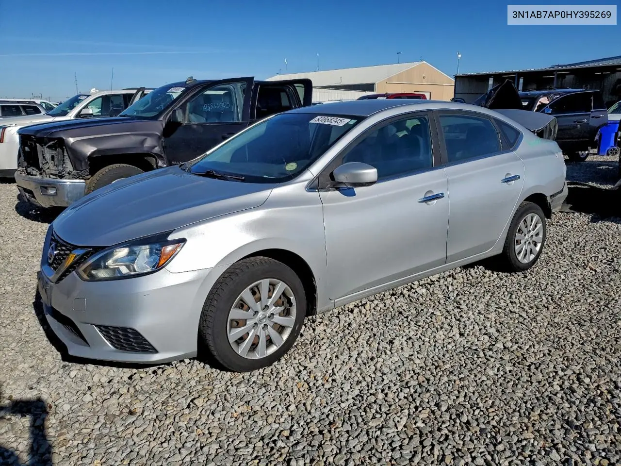 3N1AB7AP0HY395269 2017 Nissan Sentra S