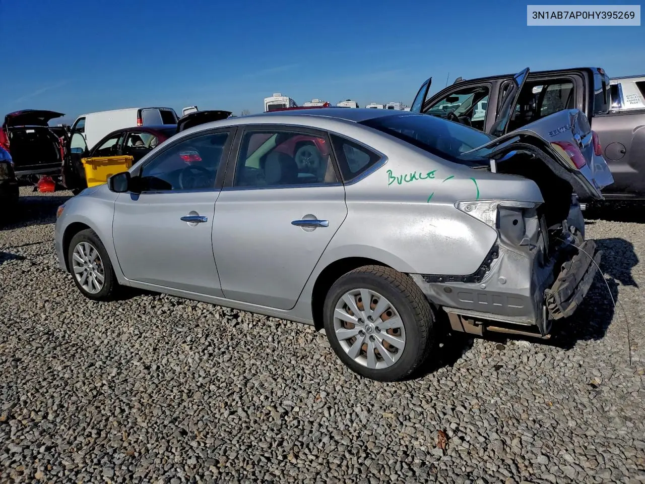 3N1AB7AP0HY395269 2017 Nissan Sentra S