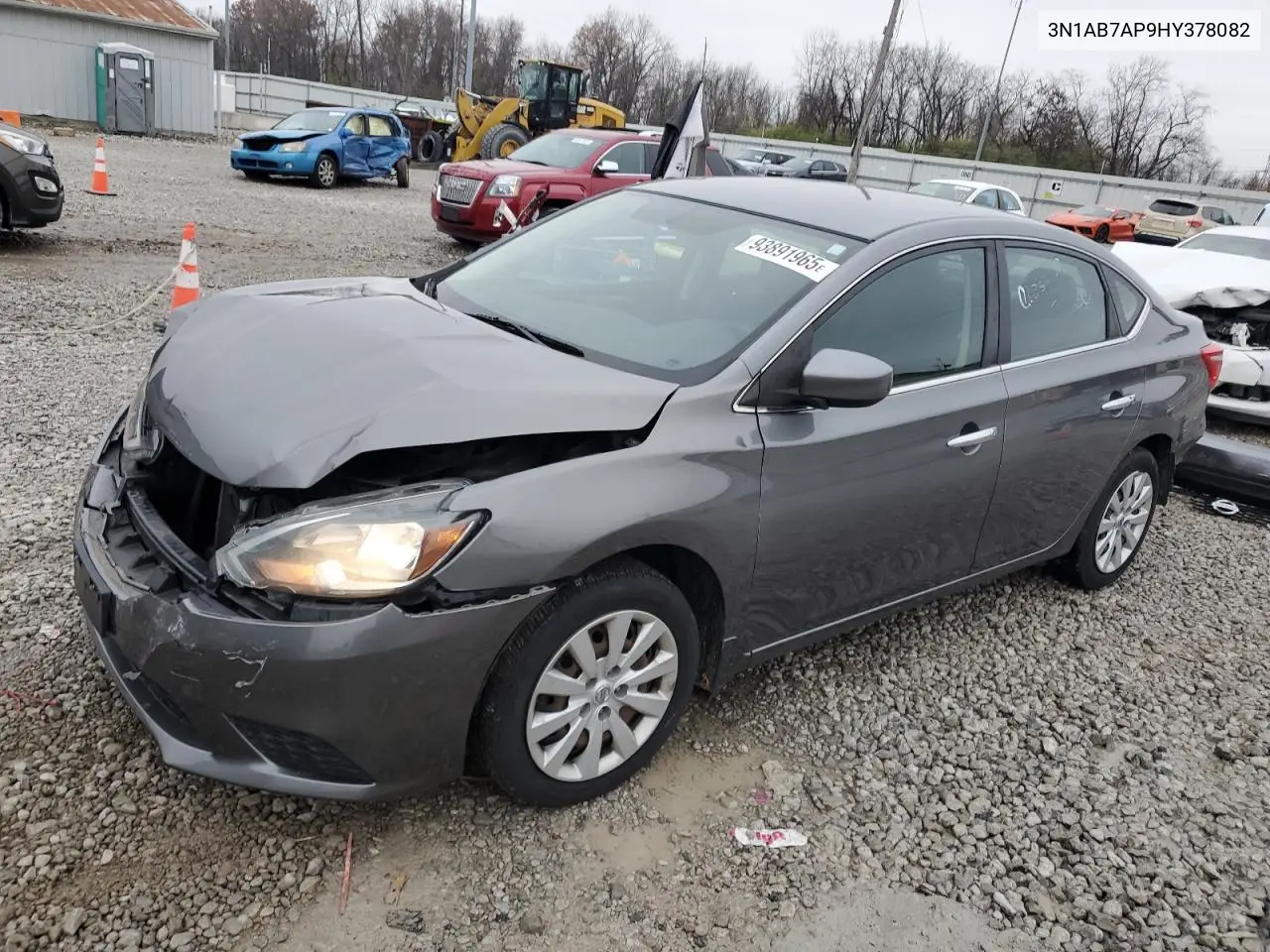 3N1AB7AP9HY378082 2017 Nissan Sentra S