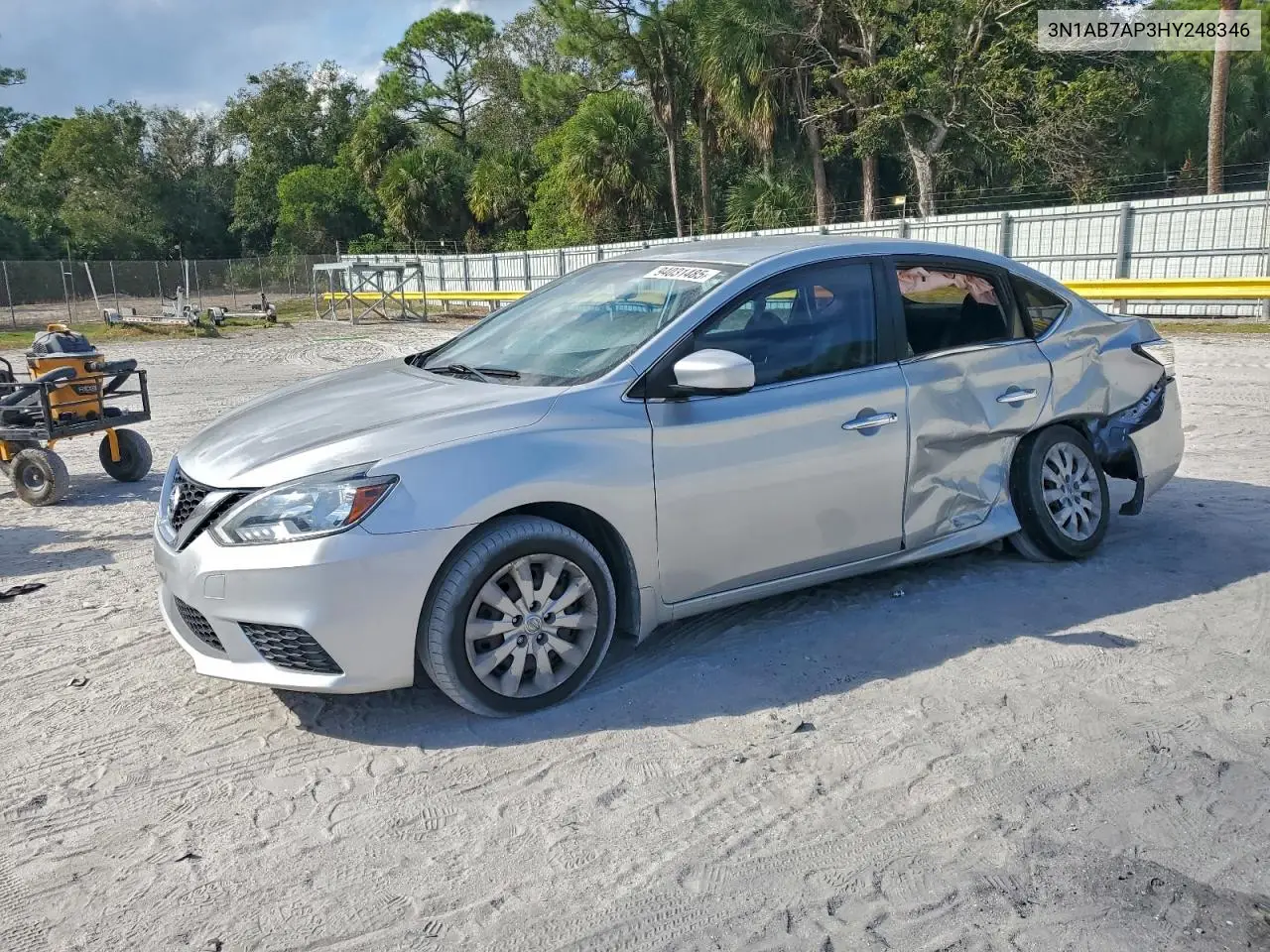 3N1AB7AP3HY248346 2017 Nissan Sentra S